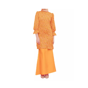 Puff Sleeve Kurung - Elegance Redefined