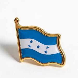 Honduras Flag Badge Brooch