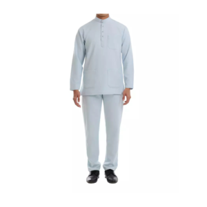 Sleek Grey Baju Melayu