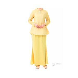 Yellow Mermaid Kurung