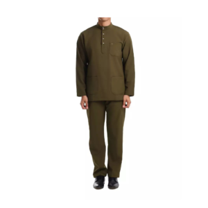 Olive Green Melayu - Stylish & Practical Attire