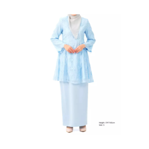 Babyblue Floral Set