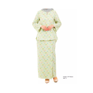 Printed Plant Kurung