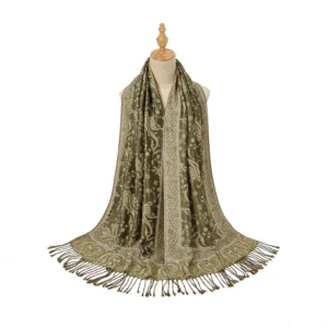 Green Ethnic Shawl