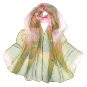 Floral Chiffon Shawl