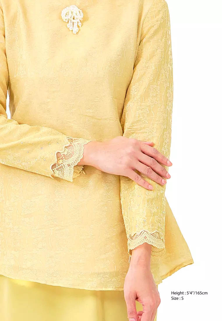 Yellow Mermaid Kurung - Image 2