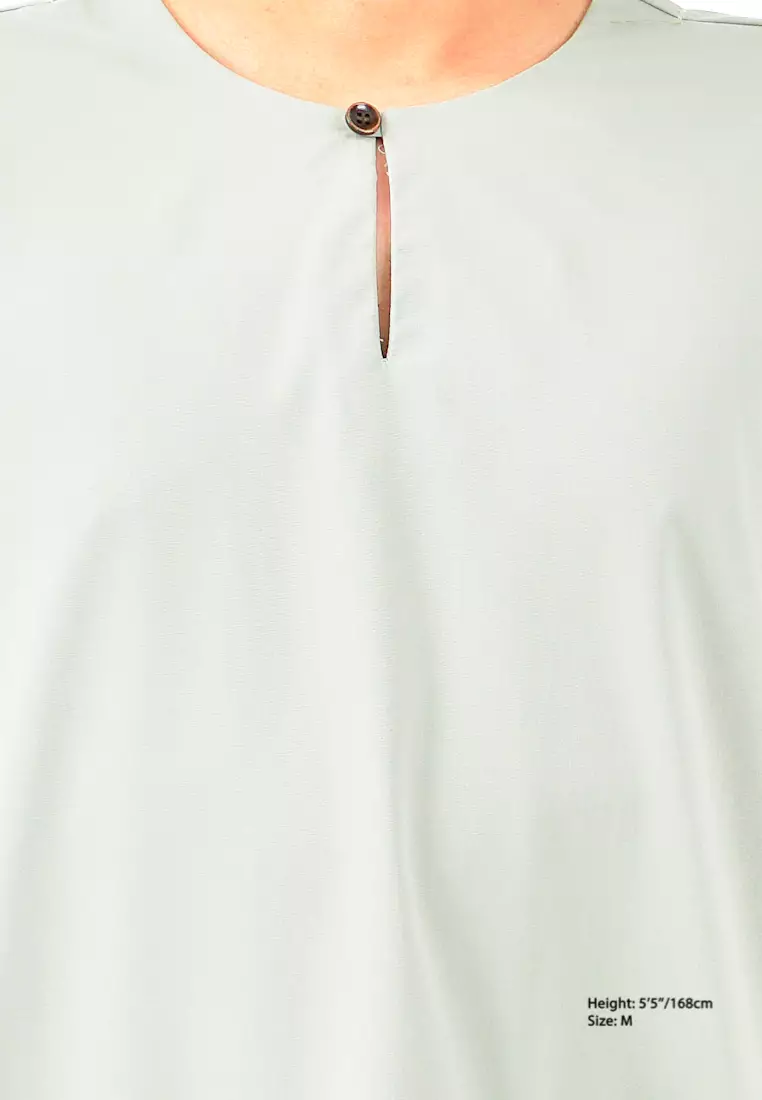 Traditional Green Baju Melayu - Image 2