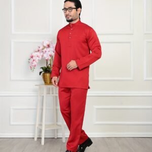 2025 Men’s Casual Suit - Solid Red