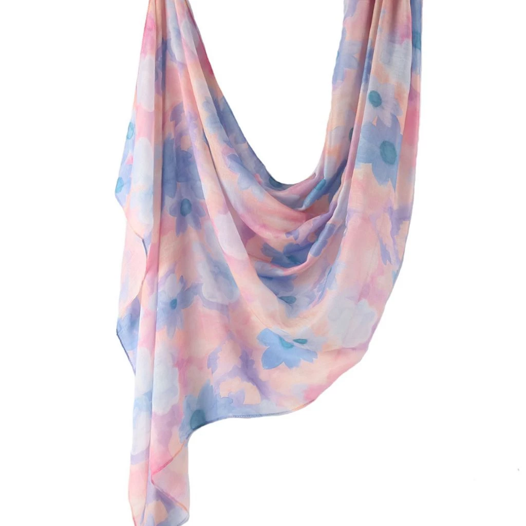 Elegant Watercolor Print Tudung - Image 2